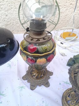 Historická petrolejová,elektrická,retro vetilátor. - 12