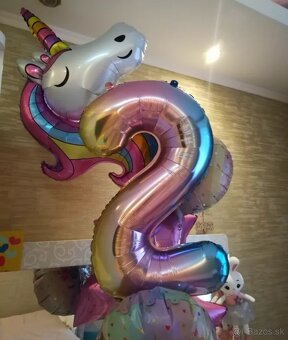 Nové balóny Unicorn 110cm - sada AŽ 15/16 kusov - 12