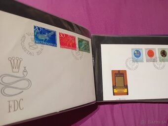 Lichtenštajnsko FDC v albume - 12
