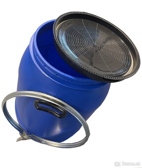 Predám potravinárske 80l plastové sudy - 12