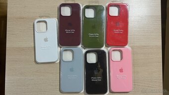 Nové Silikónové kryty s logom od IP 6-16 pro max - 12