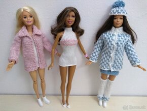 Čivava na roláku pre bábiky barbie šaty sukne oblečenie - 12