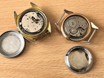 Staré hodinky Swiss Poljot, obal Omega, Ruhla - 12