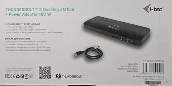 Dock i-Tec TB3HDMIDOCKPLUS Thunderbolt 3 / dual 4K - 12
