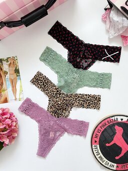 Victoria’s Secret PINK tanga nohavičky S - 12