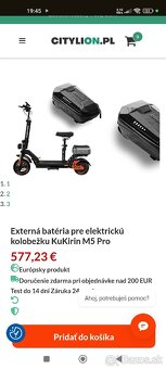 Kugoo KuKirin M5 PRO – dojazd 120 km rýchlosť 58km - 12