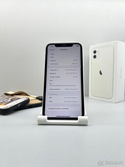 iPhone 11 WHITE NOVÁ BATÉRIA 100%+ CUTE KRYTY - 12
