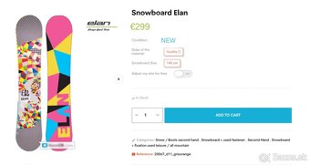 Snowboard set ELAN + viazanie + SALOMON topánky - 12