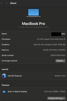 Apple Macbook Pro 13 2018 A1989 16/512gb i5 Space Gray - 12