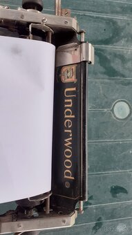 Písací stroj underwood - 12