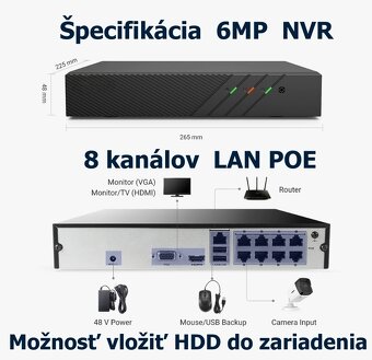 Bezpečnostné kamery  / kamerový systém - 12