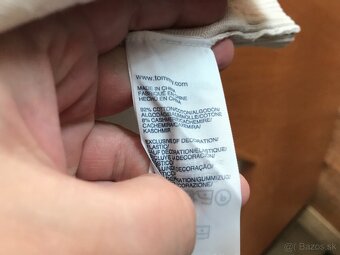TOMMY HILFIGER originál caramel pánsky svetrik XL - 12