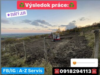 Čistenie pozemkov od náletovych drevín/Mulčovanie/Pílenie - 12