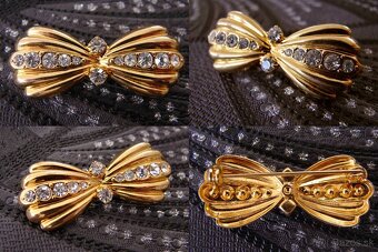 Starožitné a retro brošne - mašle - 12