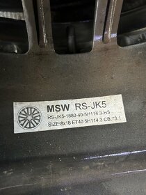 MSW RS-JK5 5x114.3 R18 - 12
