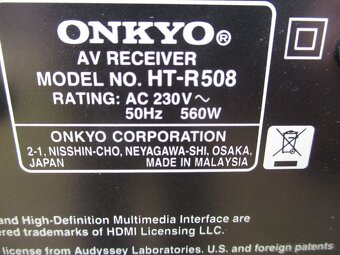 Onkyo  HT-R 508 - 12