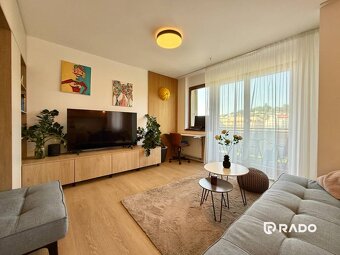 RADO I Dizajnový 2-izbový byt s balkónom 50 m² I Žabotova - 12