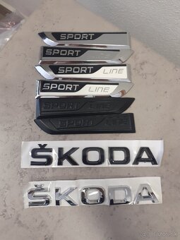 Škoda Sportline emblém / znak - 12