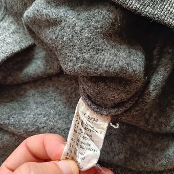Vintage Lacoste sivý vlnený sveter vlna wool L - 12