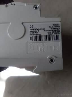 Predám nové nepoužité ističe a odpojovače ABB - 12