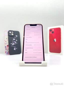 iPhone 13 RED 128GB 100% NOVÁ BATÉRIA+PRÍSLUŠENSTVO - 12