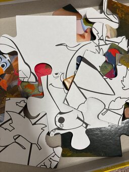 Detske puzzle frozen / trolovia - 12