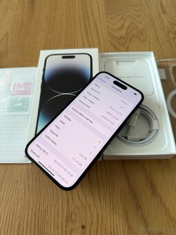 iPhone 14 Pro 128 gb Space Black v záruke + príslušenstvo - 12