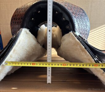 Westernový sedlový komplet 1) černé s hnědou - 12