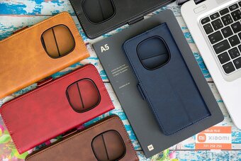 Zatváracie puzdro s bočným pásikom pre Xiaomi, Redmi a Poco - 12