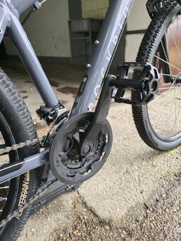 Horský bicykel EXPL 50 tmavosivý veľkosť S - 12