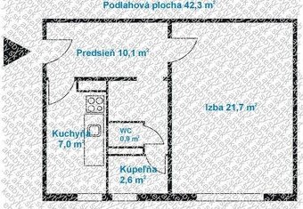 Praktický 1 izbový byt v Ružinove - Jadrová ul. - 12