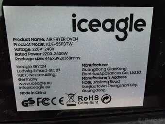 Teplovzdušná fritéza ICEAGLE - 12