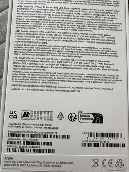 iPhone 14 pro 512GB Gold - 12