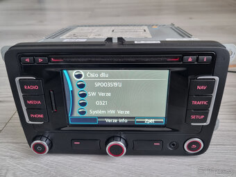 RNS 315 verzia s Bluetooth DAB Kamera 2012 Seat 5P0035191J - 12