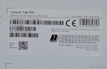 Tablet Lenovo Tab M11 8/128GB - 12