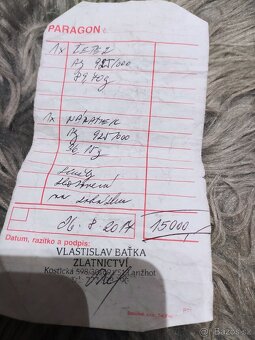 Strieborná retiazka a náramok - ručná práce - PC 600€ - 12