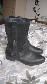 Tommy Hilfiger originál-dámske kvalitné čižmy 39 - 12