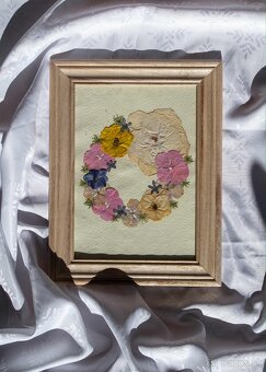 Kvetinové obrazy home made - 12