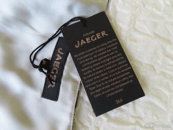 Dlhé hodvábne šaty Jaeger, veľ.XL - 12