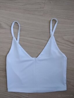 Crop top blúzka nová,ostatné oblečenie - 12