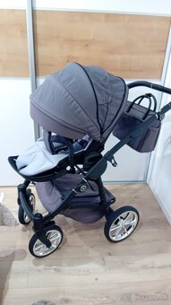 Kočík Junama 3v1 Termo Line MIX 01 Fossil Grey + zakladna - 12