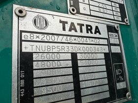 TATRA s hydraulickou rukou 6x6 + RCH náves , VIN 343 - 12