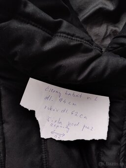 Kabát tmavomodrý a čierny - 12