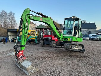 Terex TC48 2014 Minibagr 5T Powertilt + 2x Lžíce - 12