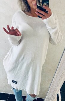 Damske talianske šaty/tunika white - 12
