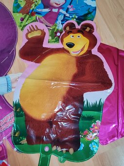 Nové balóny Máša 84cm a medveď 65cm - AŽ 15/16/17 kusov - 12
