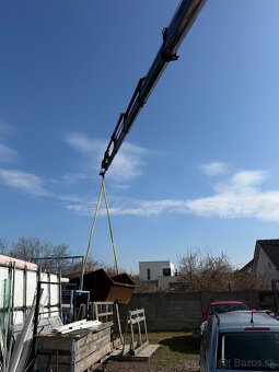 Autodoprava s hydraulickou rukou - dosah 25m - 12