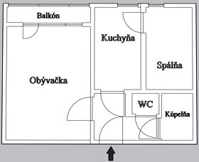 REZERVOVANÉ Komplet zrekonštruovaný 1 a pol izbový byt - 12