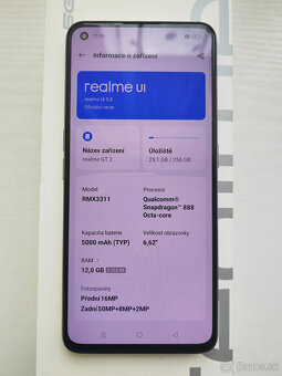 Realme GT2 12/256GB 5G Paper White - 12