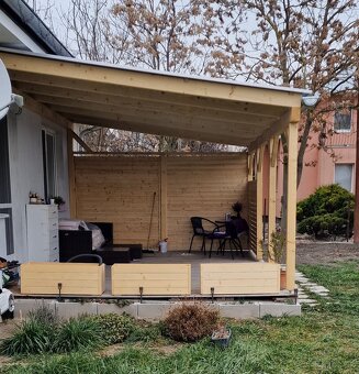 Pristrešok, altánok, pergola - 12